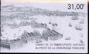 Booklet - France 1991 Red Cross (Toulon) 31f Booklet complete with first day cancels SG XSB41