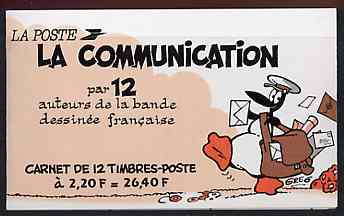 Booklet - France 1988 Communications (Comic Characters) 26f40 Booklet complete, more.....