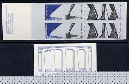 Booklet - Sweden 1969 Tjorn Bridges 2k booklet complete and pristine, SG SB238