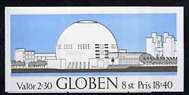 Booklet - Sweden 1989 Globe Arena 18k40 booklet complete and pristine, SG SB415
