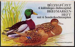 Booklet - Hungary 1989 Wild Ducks 80fo booklet complete and pristine (with inscription)......