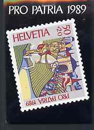 Booklet - Switzerland 1989 Pro Patria 7f (?) booklet complete with cds cancels.....