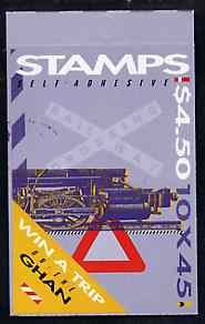 Booklet - Australia 1993 Trains of Australia $4.50 self-adhesive booklet complete with first day cancels, SG SB80