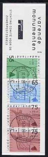 Booklet - Netherlands 1989 Welfare Funds - Old Sailing Vessels 4g05 booklet complete with first day cancels, SG SB100