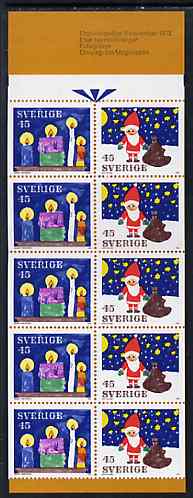Booklet - Sweden 1972 Christmas 4k50 booklet complete and pristine, SG SB278