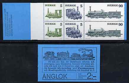 Booklet - Sweden 1975 Swedish Railways 2k booklet complete and pristine, SG SB303