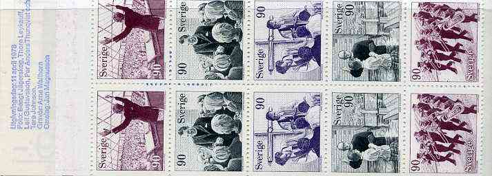 Booklet - Sweden 1978 Christian Associations 9k booklet complete and pristine, SG SB326