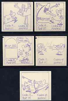 Booklet - Canada 1979 Post Codes complete set of 5 x $4.25 booklets Details Below.....