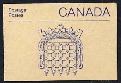 Booklet - Canada 1988 Architectural features 50c booklet (Stone Carving) SG SB108e
