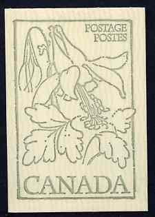 Booklet - Canada 1978 Flowers & Trees - Western Columbine 50c booklet (green on crean cover) complete and pristine, SG SB 84b