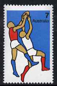 Australia 1974 Australian Football 7c from Non-Olympic Sports set of 7 unmounted mint, SG 571*