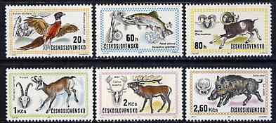 Czechoslovakia 1971 World Hunting Exhibition unmounted mint set of 6, SG 1967-72, Mi 2014-19
