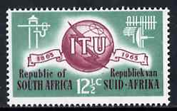 South Africa 1965 ITU Centenary 12.5c unmounted mint, SG 259