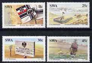 South West Africa 1984 Centenary of German Colonisation set of 4 unmounted mint, SG 431-34*
