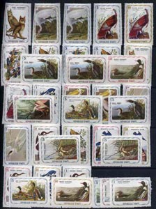Haiti 1975-78 John Audubon Birds 'Postage' set of 36 values unmounted mint*
