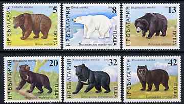 Bulgaria 1988 Bears set of 6 unmounted mint, SG 3559-64, Mi 3703-08*