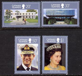Cayman Islands 1983 Royal Visit set of 4 unmounted mint, SG 569-72