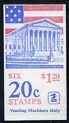 Booklet - United States 1981 Flag over Supreme Court $1.20 booklet containing panes SG 1924a (SB 112)