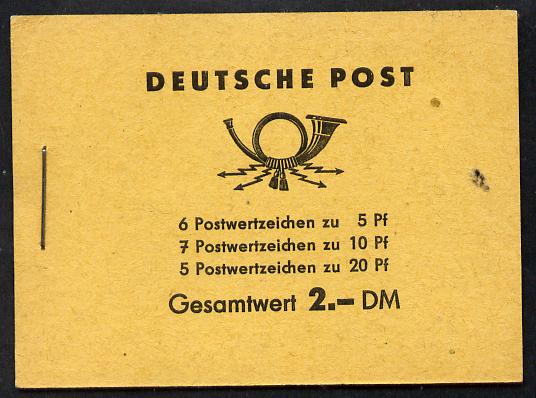 Booklet - Germany - East 1960 Five Year Plan 2 Dm booklet complete and fine SG ESB3)