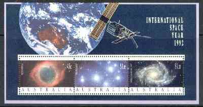 Australia 1992 International Space Year m/sheet unmounted mint, SG MS 1346