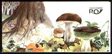 Booklet - Rumania 1994 Edible and Poisonous Fungi booklet containing two m/sheets, unused and pristine