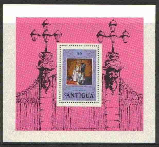 Antigua 1978 Coronation 25th Anniversary perf m/sheet unmounted mint, SG MS 586