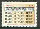 Brazil 1977 Newspaper Anniversary unmounted mint, SG 1662*