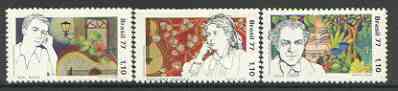 Brazil 1977 Brazilian Composers set of 3 unmounted mint, SG 1653-55*