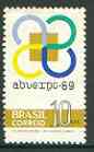 Brazil 1969 'Abuexpo 69' Stamp Exhibition unmounted mint SG 1275