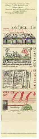 Booklet - Sweden 1983 500th Anniversary of Printing 16k50 booklet complete and pristine, SG SB363