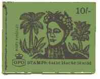 GB Booklet - Great Britain 1968-70 Explorers - Mary Kingsley 10s booklet (Feb 1969) complete and fine, SG XP7