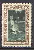 Australia 1938 Kangaroo & Young Poster Stamp from Australia's 150th Anniversary set, unmounted mint