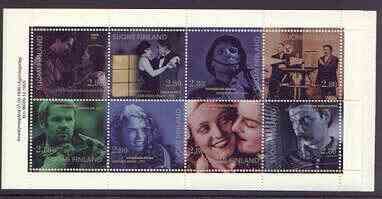 Booklet - Finland 1996 Centenary of Motion Pictures booklet complete and pristine (as SG 1429-36)