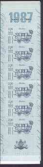 Booklet - France 1987 Stamp Day 16f80 Booklet complete and pristine SG CSB9
