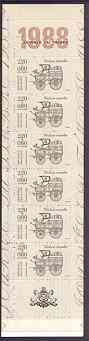 Booklet - France 1988 Stamp Day 16f80 Booklet complete and pristine SG CSB12