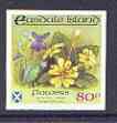 Easdale 1998 19th World Scout Jamboree overprinted in gold on Flora & Fauna definitive 80p imperf (Flowers) unmounted mint