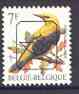 Belgium 1991-95 Birds #2 Oriole 7f unmounted mintwith boxed posthorn precancel (reversed), SG 3080