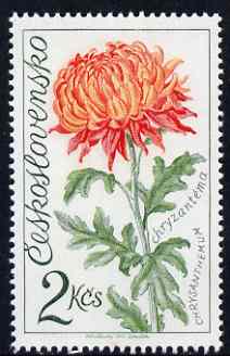 Czechoslovakia 1973 Chrysanthemum 2k (from Flower Show set) unmounted mint, SG 2114