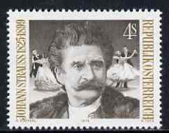 Austria 1975 Birth Anniversary of Johann Strauss the Younger unmounted mint, SG 1744, Mi 1495
