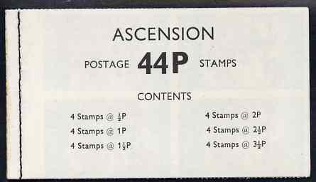 Ascension 1971 Evolution of Space Travel 44p booklet superb (with 5/71 imprint on back cover) SG SB 2a
