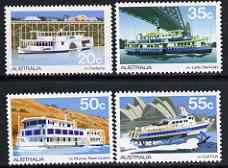 Australia 1979 Ferries & River Steamers set of 4 unmounted mint, SG 704-07*