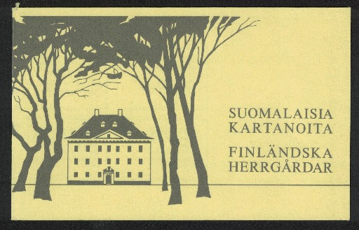 1982 Finland Architecture, Manor Houses Booklet, Mint & Complete
