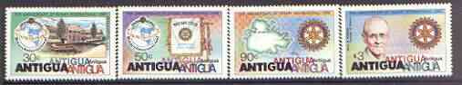 Antigua 1980 75th Anniversary of Rotary International perf set of 4 unmounted mint, SG 658-61