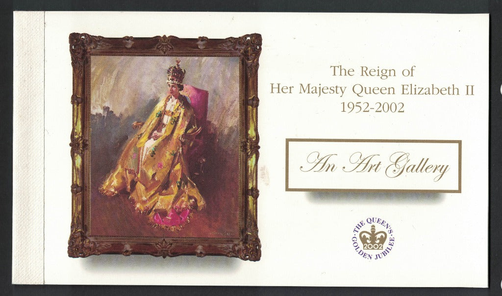 2002 Isle of Man "An Art Gallery" SB54 £5.87 FV Prestige Book. Mint