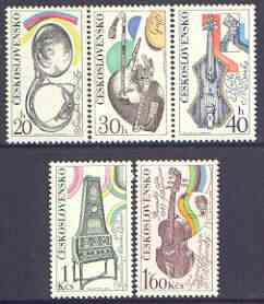 Czechoslovakia 1974 Musical Instruments perf set of 5 unmounted mint, SG 2165-69