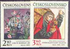 Czechoslovakia 1978 Slovak National Gallery perf set of 3 unmounted mint, SG 2437-39