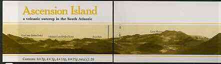Booklet - Ascension 1984 'A volcanic Outcrop' £1.20 booklet complete (Yellow cover containing Flowers stamps) very fine, SG SB3a