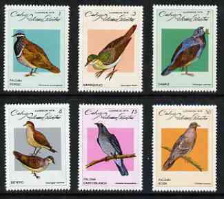 Cuba 1979 Doves perf set of 6 unmounted mint, SG 2524-29