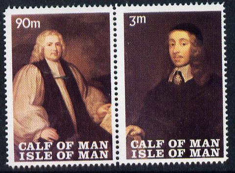 Calf of Man 1968 Paintings from Manx Museum #3 perf set of 2 unmounted mint (Rosen CA120-21)