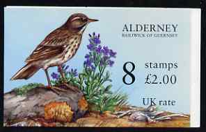 Booklet - Guernsey - Alderney 1997 Rock Pipit & Sea Stock £2.00 booklet complete and pristine SG ASB4
